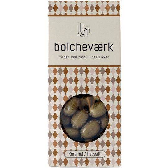Sahne Karamell mit Meersalz – Zuckerfreie Bonbons - Bolcheværk