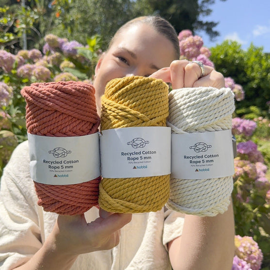 

Recycled Cotton Rope (5 mm) - Hobbii
2