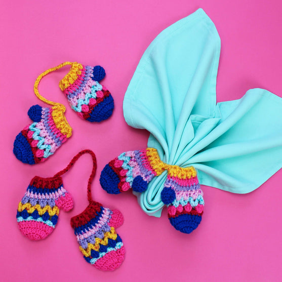 

Mini Mitten - Serviettenbändchen
1