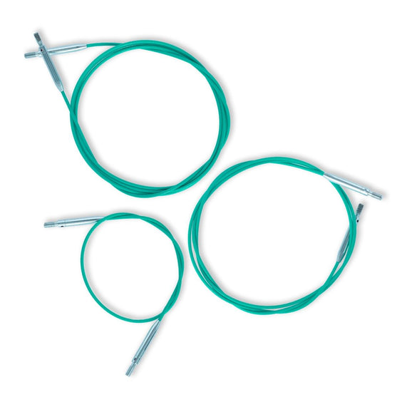 

Swivel Seile - Teal - KnitPro
1