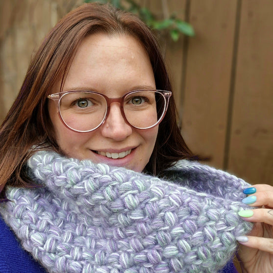 

Chunky Puff Stitch - Halswärmer
1