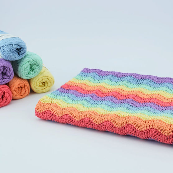 

Couverture plaid bébé Rainbow
1