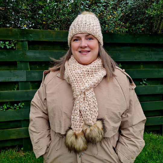 Soft Glow - Set aus Mütze &amp; Schal