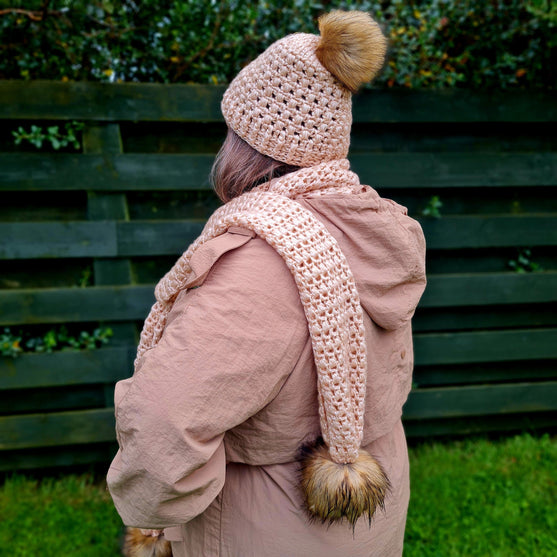 

Soft Glow - Set aus Mütze & Schal
2
