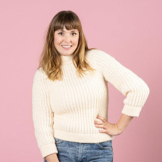 Skyler - Sweater im Patentmuster