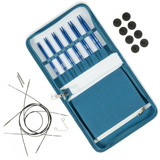 Stellar austauschbares Rundstricknadel-Set Essential – Sapphire - Hobbii