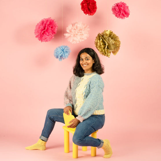 

Marshmallow Swirls - Pullover
2