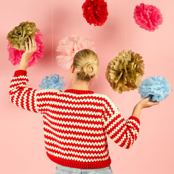 

Candy Cane Stripes - Pullover
1