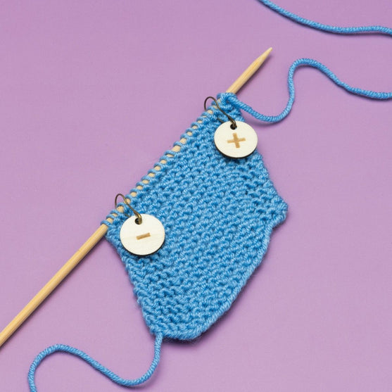 

Maschenmarkierer für Zu- und Abnahmen +/- - Hobbii
2